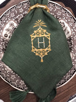 Monogrammed Linen Tassel Napkin
