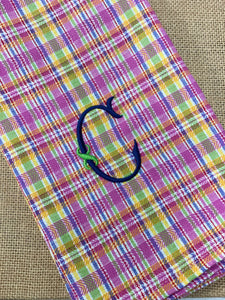 Spring Plaid Dishtowel