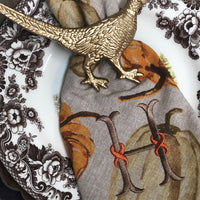 Watercolor Pumpkin Napkin Set