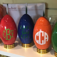 Mini Holiday Light Bulb Cup