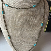 Turquoise/Hematite Necklace