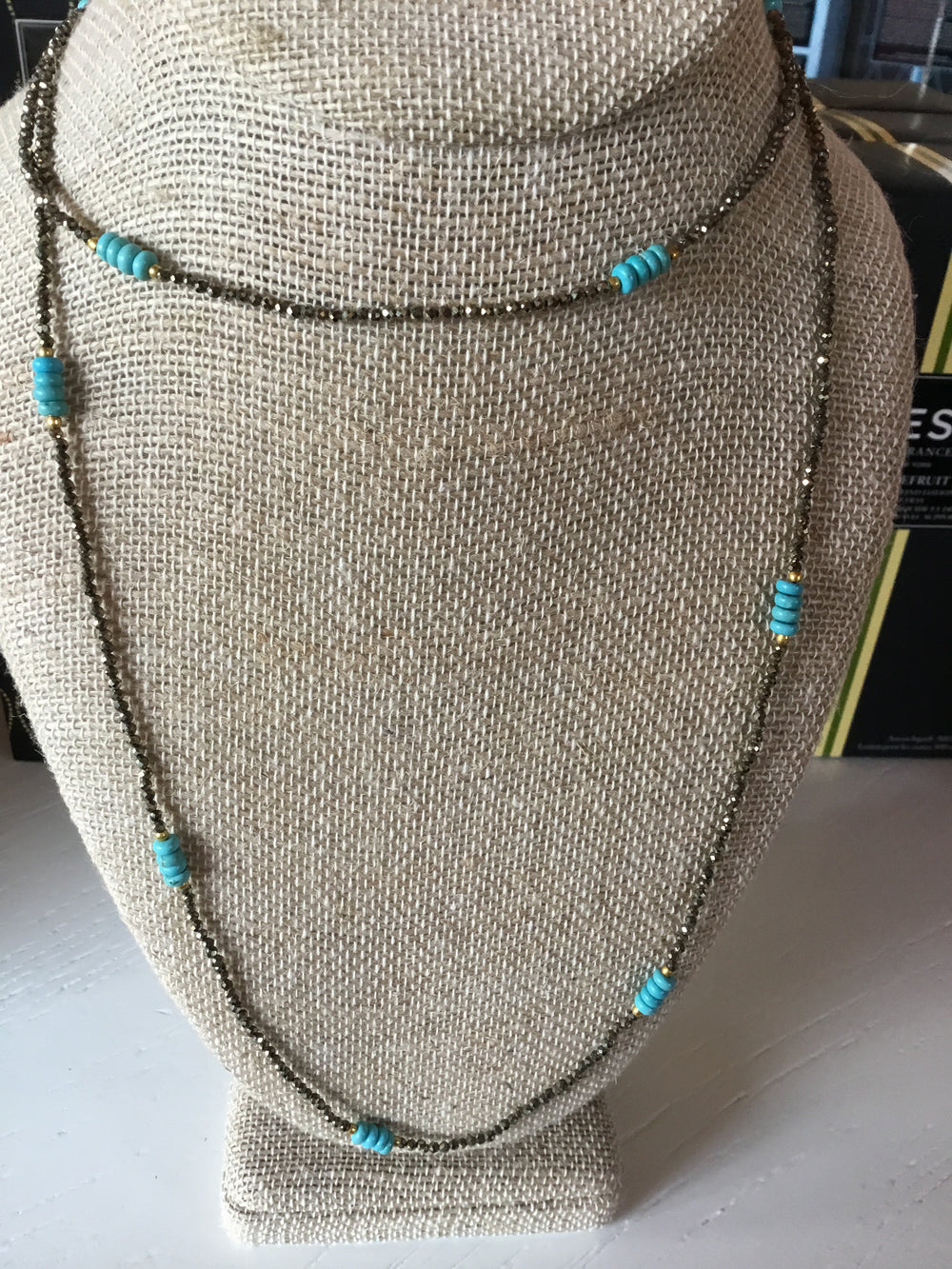 Turquoise/Hematite Necklace
