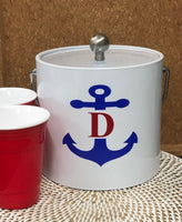 Monogrammed Palm Beach Ice Bucket
