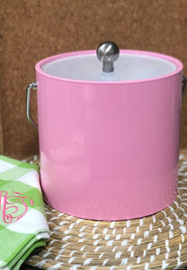 Monogrammed Palm Beach Ice Bucket