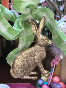 Gold Rabbit Ornament