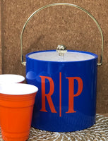 Monogrammed Palm Beach Ice Bucket
