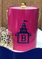 Monogrammed Palm Beach Ice Bucket
