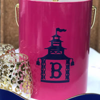 Monogrammed Palm Beach Ice Bucket