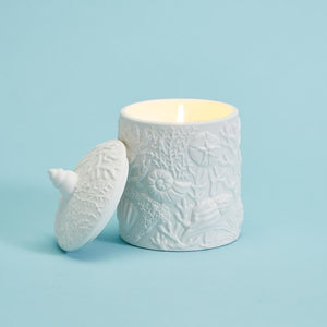 Seashell and Coral Relief Candle