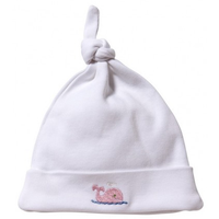 Pink Whale Embroidered Hat