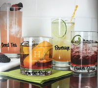 Engraved Casual Glass Collection
