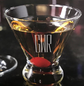 Monogrammed Five O'Clock-tail Glasses