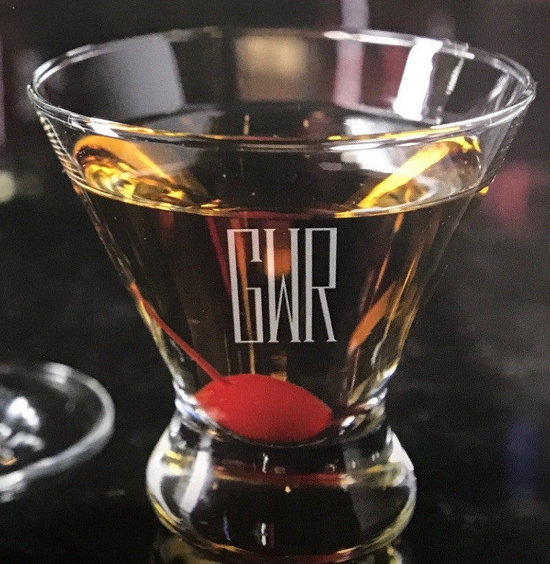 Monogrammed Five O'Clock-tail Glasses