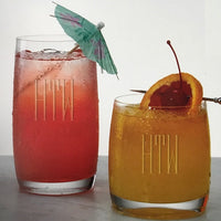 Monogrammed Meridian Glasses