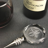 Monogrammed Rosetta Wine Stopper
