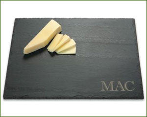 Monogrammed Slate Cheese Tray