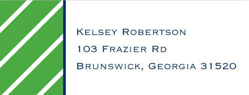 Kent Stripe Address Label