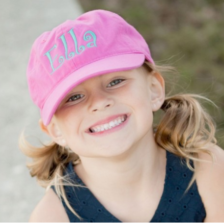 Monogrammed Kids Baseball Cap