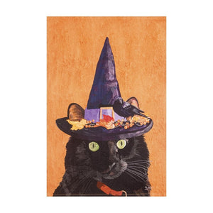 Witch Cat Mouse Towel