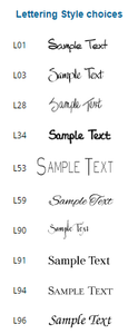 Family Arch List - White with holder