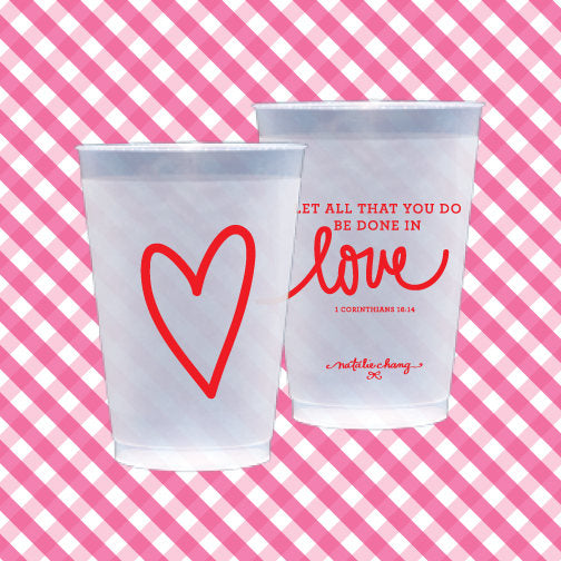 Love Scripture Shatterproof Cups