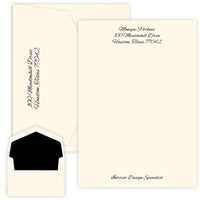 Somerset Letter Sheet - Raised Ink
