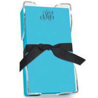 Delavan Monogram List - Carnival with Holder

