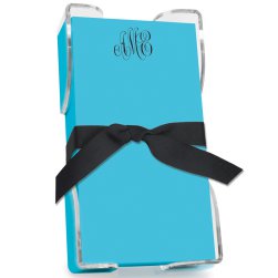 Delavan Monogram List - Carnival with Holder