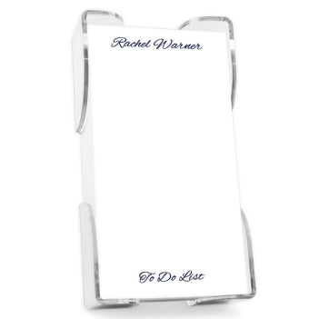 Highland List - White with holder