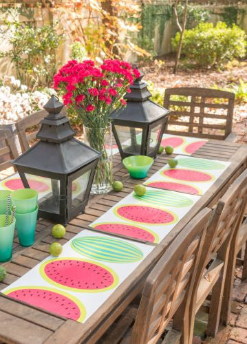 Melon Rouge Paper Placemats