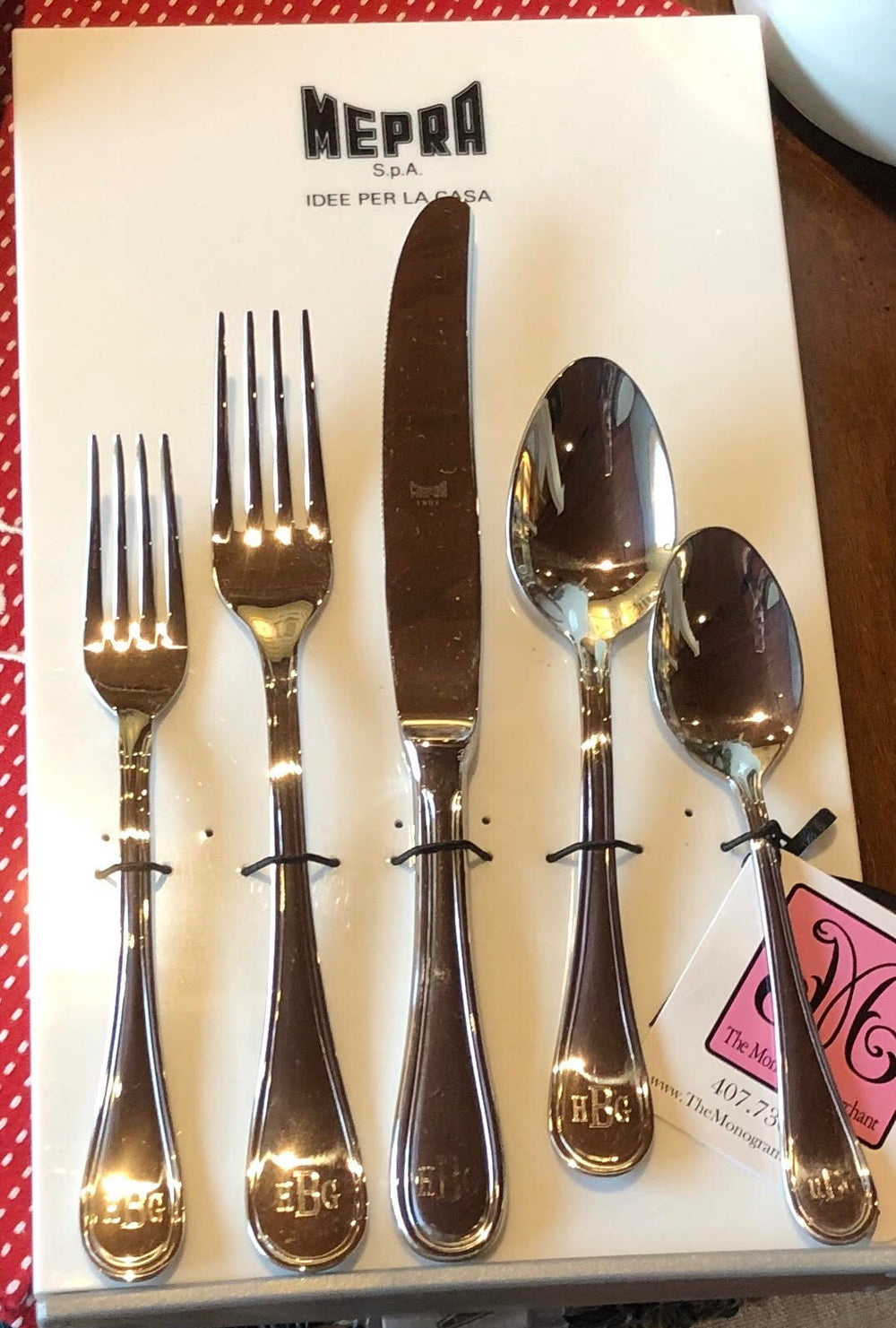 Boehme Monogrammed Flatware