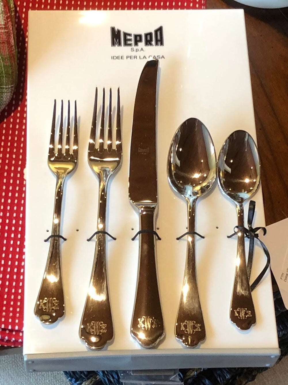 Dolce Vita Monogrammed Flatware