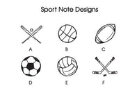 Sport - Raised Ink Folded Notes

