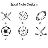 Sport - Raised Ink Folded Notes