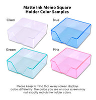 Family Arch Memo Square - White with holder
