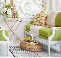 Dana Gibson Ming Table & Stand
