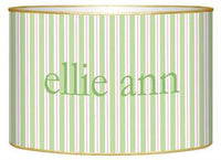 Green & Pink Stripe Letter Box
