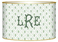 Sage Provencial Print on White Letter Box
