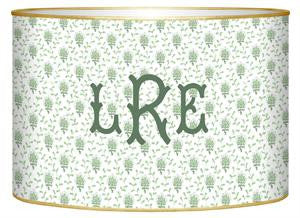 Sage Provencial Print on White Letter Box