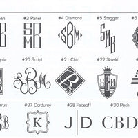 Engraved Casual Glass Collection