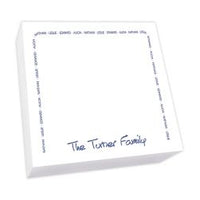 Family Arch Memo Square - White Refill