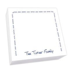 Family Arch Memo Square - White Refill