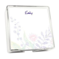 Tranquil Dreams Memo Square - White with holder
