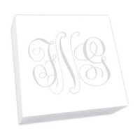 Henley Watercolor Monogram Memo Square Refill
