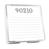 Brookland Monogram Memo Square with Holder
