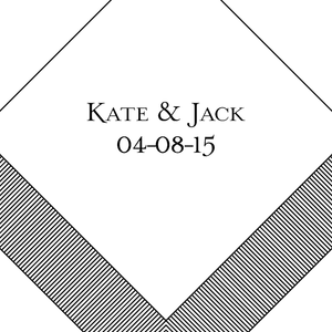 Chesterfield Foil-Pressed Napkin