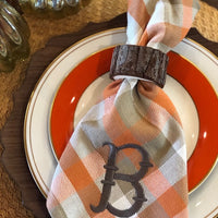Wood Slice Napkin Ring & Place Card Holder
