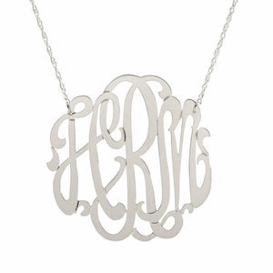 Cheshire Handcut Monogram Necklace