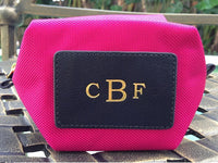 Monogrammed Origami Cosmetic Pouch
