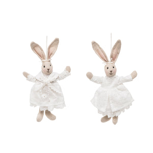 Lace Rabbit Ornament